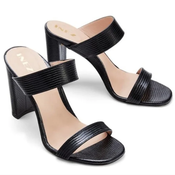 Inez Sara Black Lizard Size 9 - Picture 5 of 7